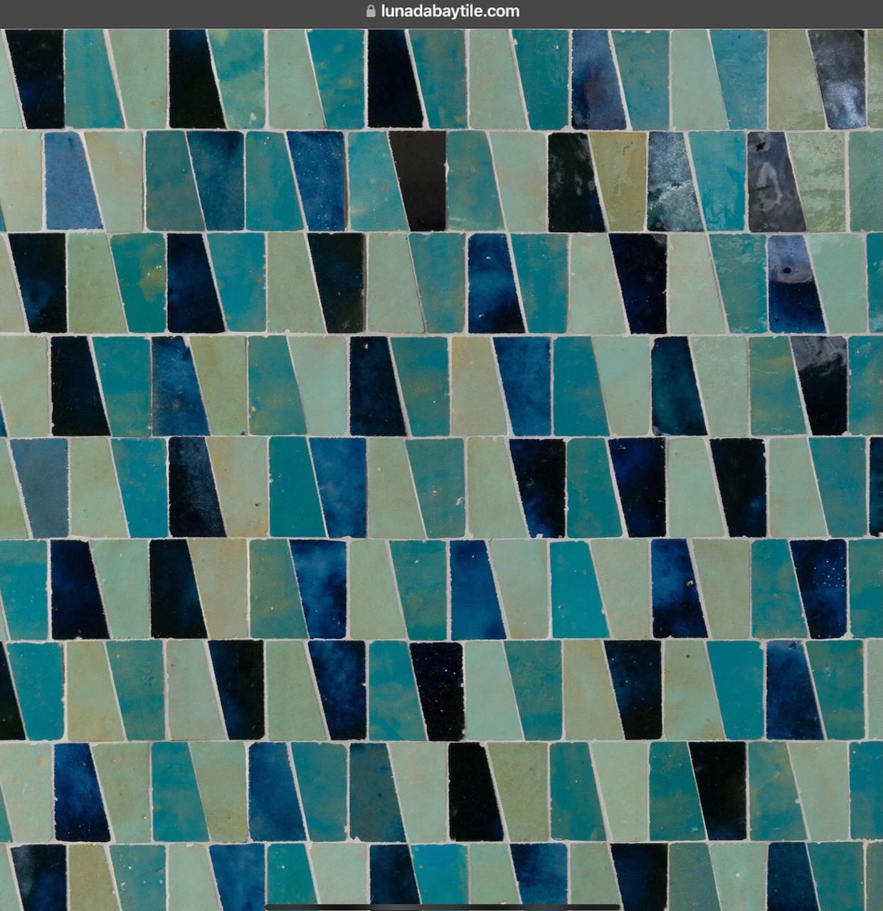 Zelige pattern 2. lunada bay tile