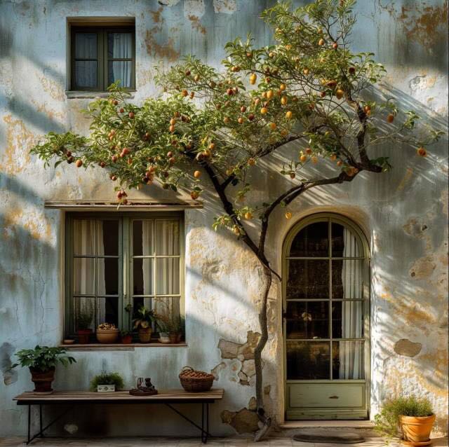 Vine over door